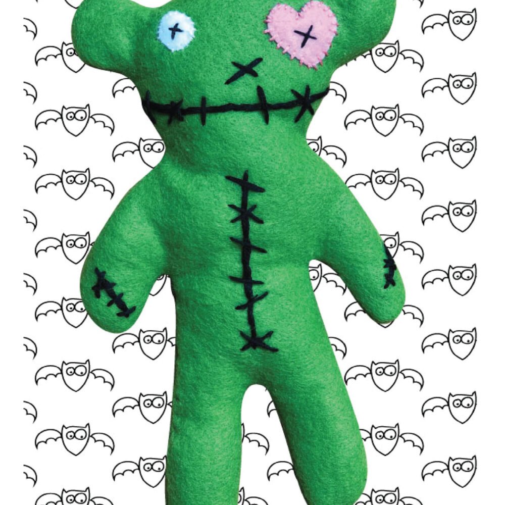 Tedi Rawr – Halloween Mini Teddy Poppet Pattern