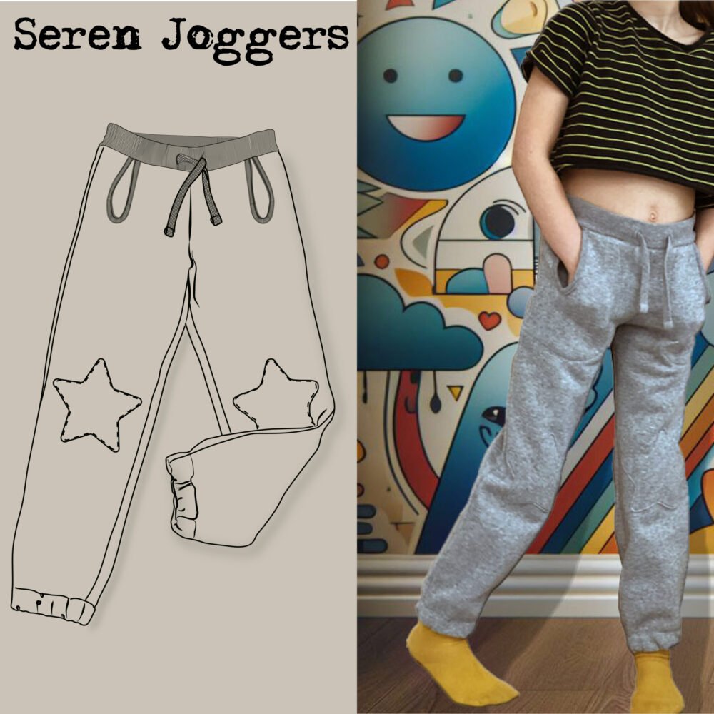 Seren – Joggers Sewing Pattern (2–8yrs)